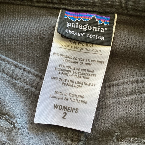 PATAGONIA Corduroy Organic Cotton Mini Skirt‎ Casual Stretchy Boho Streetwear - Picture 6 of 6